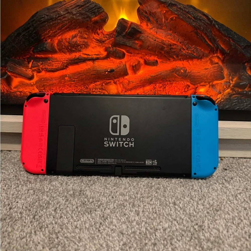 Nintendo Switch Handheld Console - Blue and Red with Docking Station